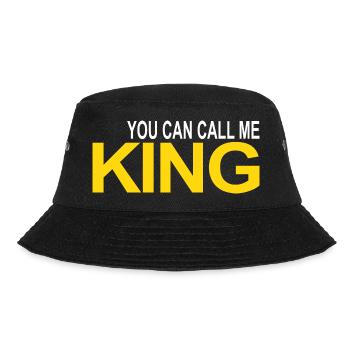 call me KING - Bucket Hat - black - Front - Lela (165cm)