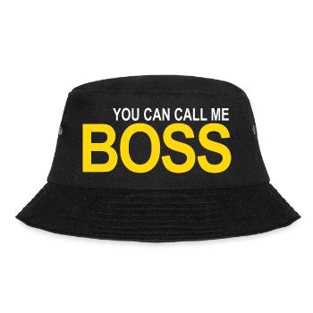 call me BOSS - Bucket Hat - black - Front - Lela (165cm)