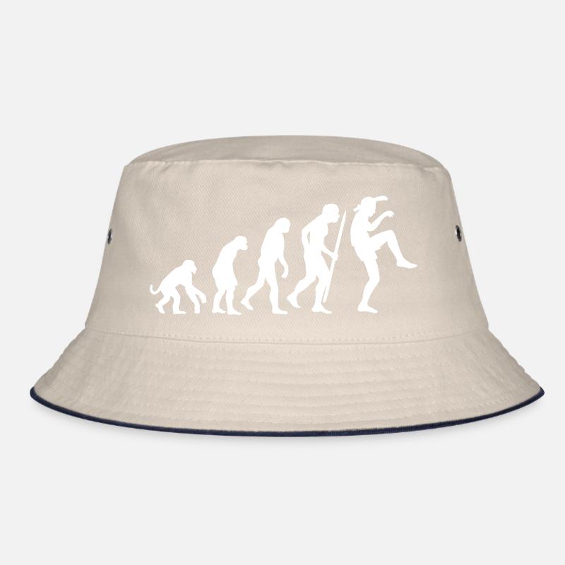 Funny Evolution Karate Vintage 80s Crane Kick Bucket Hat