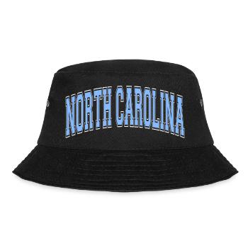 north carolina - Bucket Hat - Schwarz - Vorne - Lela (165cm)
