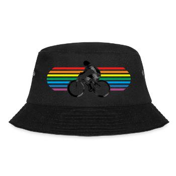 Radfahrer - Bucket Hat - Schwarz - Vorne - Lela (165cm)