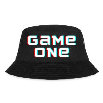 Game one - Bucket Hat - Schwarz - Vorne - Lela (165cm)