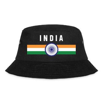 Inde - drapeau et armoiries - Bob - noir - Devant - Lela (165cm)