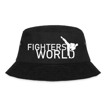 fighters world karate symbol Kampfsport kick icon - Bucket Hat - Schwarz - Vorne - Lela (165cm)