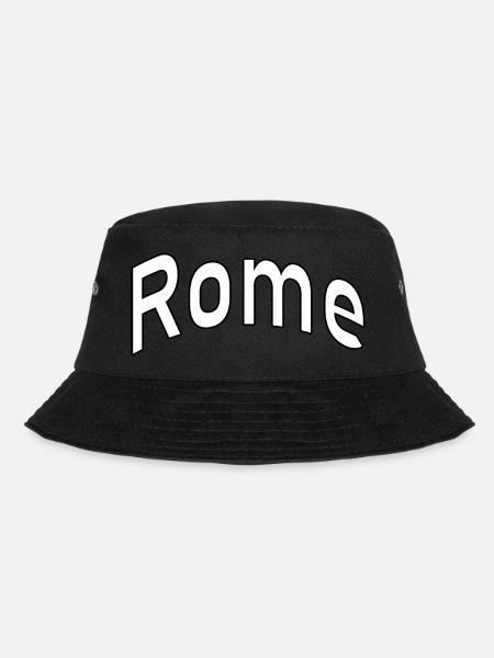 Rome - Bucket Hat - black