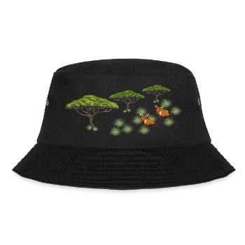 Safari Zoo Animal Safari Zoo - Bucket Hat - Schwarz - Vorne - Lela (165cm)