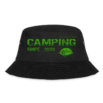 Camping 2020 Geschenk - Bucket Hat - Schwarz - Vorne - Lela (165cm)