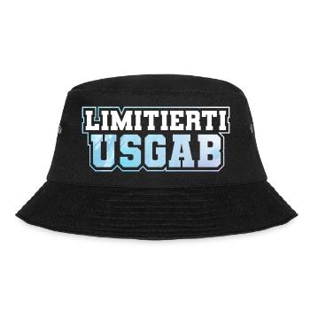 Limitierti Usgab Schweizerdeutsch Schweiz - Bucket Hat - Schwarz - Vorne - Lela (165cm)