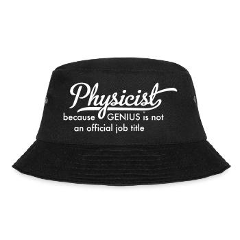 Physicist - Bucket Hat - black - Front - Lela (165cm)