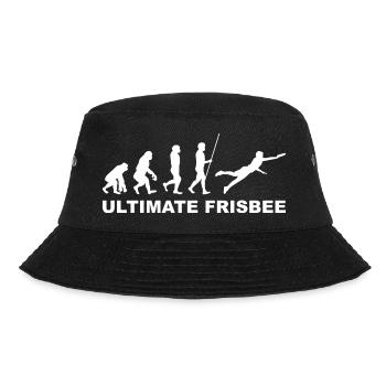 Frisbee Throwing Disc Sport - Bucket Hat - black - Front - Lela (165cm)