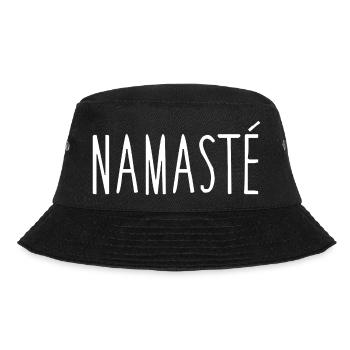 Yoga Geschenk für Yogis Meditation Geschenkidee Om - Bucket Hat - Schwarz - Vorne - Lela (165cm)