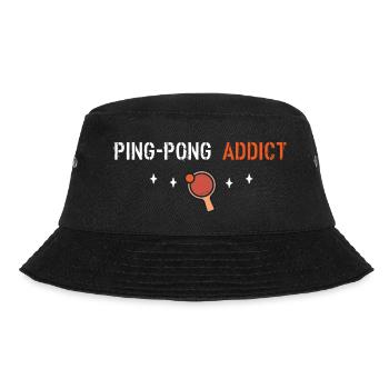 Ping pong addict - Bucket Hat - black - Front - Lela (165cm)
