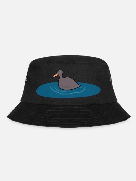 Entenvogel 2 - Bucket Hat - Schwarz