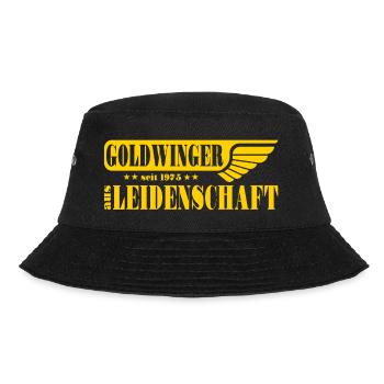 Motorrad Biker Goldwing Goldwinger Leidenschaft - Bucket Hat - Schwarz - Vorne - Lela (165cm)