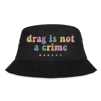 Drag Is Not A Crime Lgbt Gay Trans Pride Queener - Bob - noir - Devant - Lela (165cm)