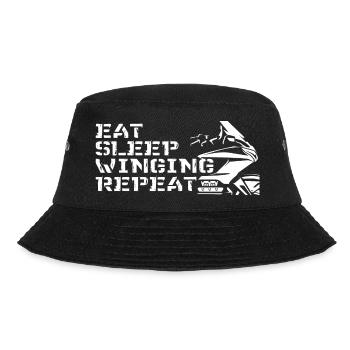 Biker Motorrad Goldwing Spruch für Bikertreff - Bucket Hat - Schwarz - Vorne - Lela (165cm)