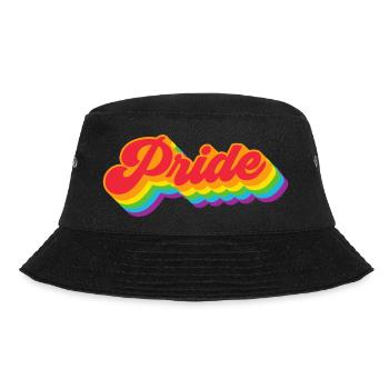 Pride | LGBTQIA+ | Show some love - Bucket Hat - Schwarz - Vorne - Lela (165cm)