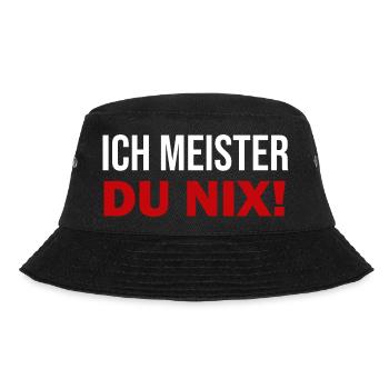 Handwerker Handyman Handwerk Werkzeug Baustelle - Bucket Hat - Schwarz - Vorne - Lela (165cm)
