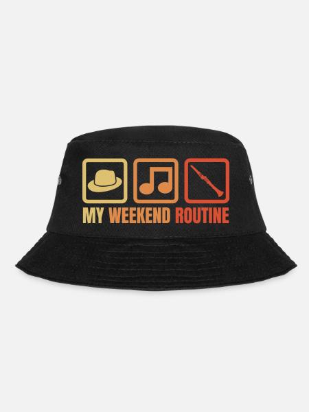 Klarinettisten Wochenende - Bucket Hat - Schwarz
