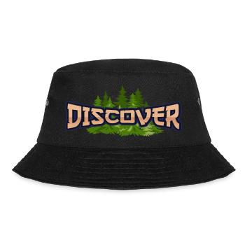 Discover nature - Bucket Hat - black - Front - Lela (165cm)