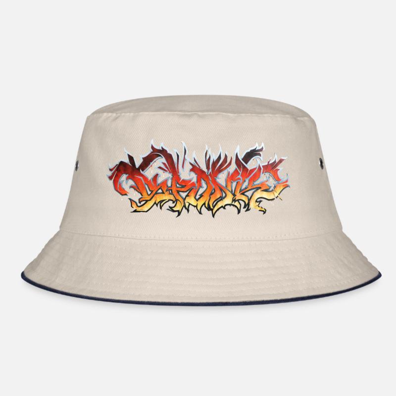 FIRE Graffiti Bucket Hat
