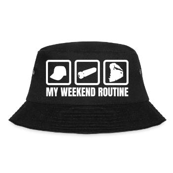 My weekend routine - Bucket Hat - black - Front - Lela (165cm)