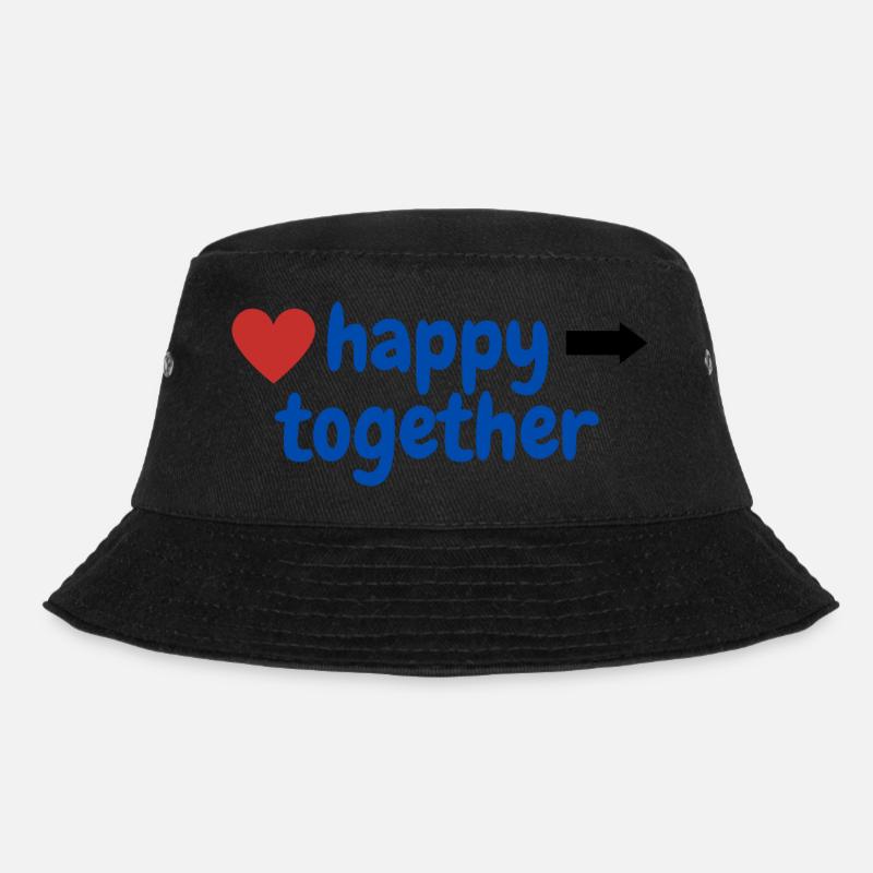 happy together 1 - Bucket Hat - Schwarz