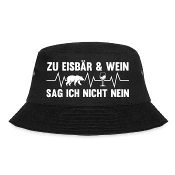 Eisbär Eisbären - Bucket Hat - Schwarz - Vorne - Lela (165cm)