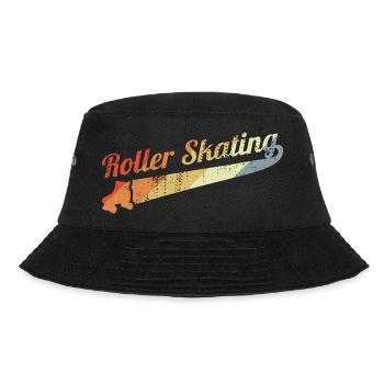 Vintage Rollschuhlaufen - Bucket Hat - Schwarz - Vorne - Lela (165cm)