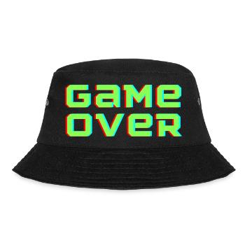 Game over - Bucket Hat - Schwarz - Vorne - Lela (165cm)