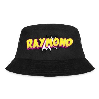 Raymond Custom Name Comic Book Style Pop Art, - Bucket Hat - black - Front - Lela (165cm)