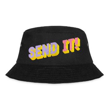 SEND IT! - Bucket Hat - Schwarz - Vorne - Lela (165cm)