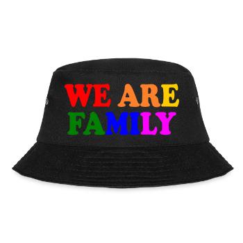 We are family lgbt - Bucket Hat - black - Front - Lela (165cm)