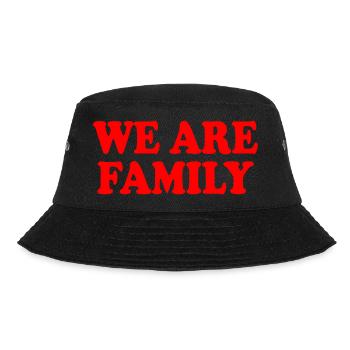We are family - Bucket Hat - Schwarz - Vorne - Lela (165cm)