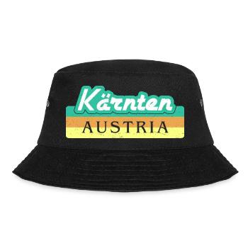 Carinthia Austria Flag Coat of Arms Mountains - Bucket Hat - black - Front - Lela (165cm)