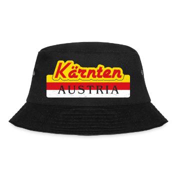 Carinthia Austria Flag Coat of Arms Mountains - Bucket Hat - black - Front - Lela (165cm)
