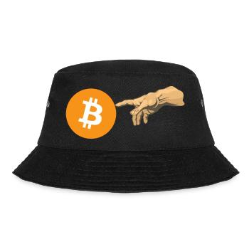 Krypto Creation Hand 1 - Bucket Hat - Schwarz - Vorne - Lela (165cm)