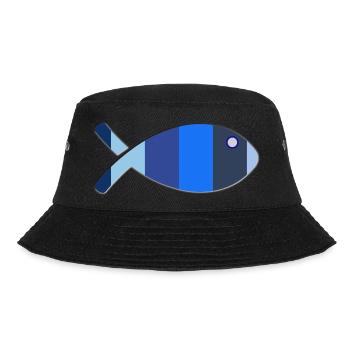 FISCH - Bucket Hat - Schwarz - Vorne - Lela (165cm)