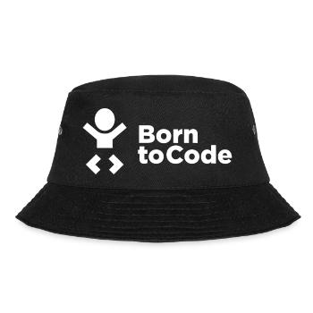 Born to Code - Bucket Hat - black - Front - Lela (165cm)