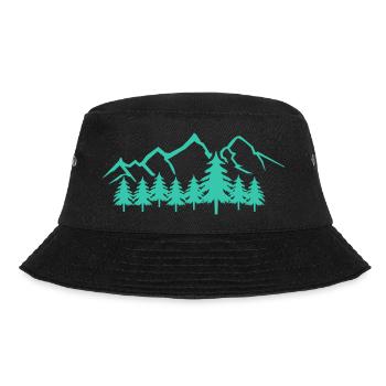 mountains - Bucket Hat - Schwarz - Vorne - Lela (165cm)