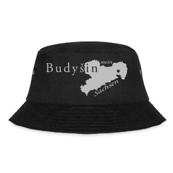 Budyšin (Bautzen) - Mein Sachsen - Heimatstadt - Bucket Hat - Schwarz - Vorne - Lela (165cm)