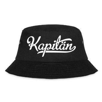 Kapitän - Bucket Hat - Schwarz - Vorne - Lela (165cm)
