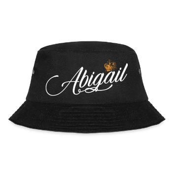 Abigail Custom Name für Frauen Kinder Kleinkinder - - Bucket Hat - Schwarz - Vorne - Lela (165cm)
