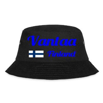 Vantaa Finnland Drucken - Bucket Hat - Schwarz - Vorne - Lela (165cm)