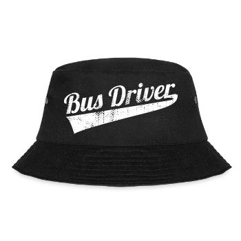 Busfahrer - Bucket Hat - Schwarz - Vorne - Lela (165cm)