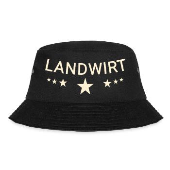 Landwirt - Bucket Hat - Schwarz - Vorne - Lela (165cm)