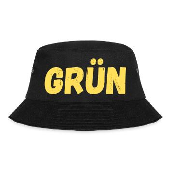 Grün - Bucket Hat - Schwarz - Vorne - Lela (165cm)