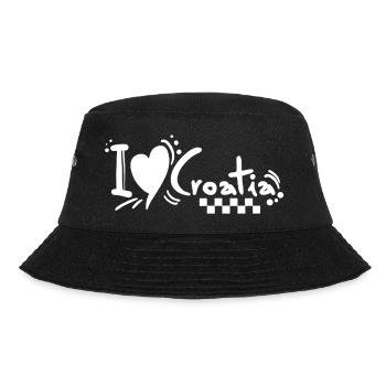 croatia hrvatska croatia hrv hr adria tourism sea - Bucket Hat - black - Front - Lela (165cm)