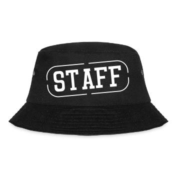 staff - Bucket Hat - Schwarz - Vorne - Lela (165cm)