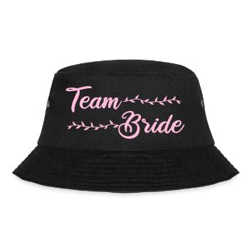 Team Bride - Bucket Hat - black - Front - Lela (165cm)